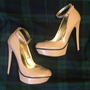 Michael Antonio Nude Platform Heels